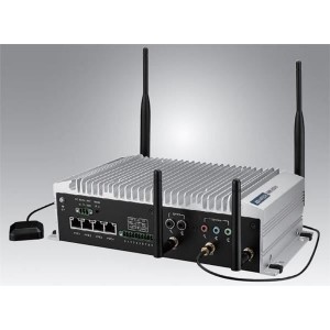 ARK-2121V-S9A1E, Встраиваемые блочные компьютеры In-Vehicle NVR w/4 PoE Ports Intel Atom E3845 SoC Fanless Box PC , 4 x PoE ports, Isolated COM & DIO, Built in GPS, and G-sensor, 9 36VDC with isolation, Vehicle power ignition, 1 x hot swappable 2.5
