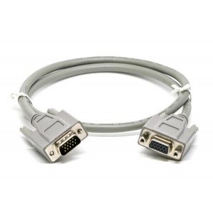 CS-DSPMHD15MF-002.5, Кабели D-Sub CABLE HD15M/F DBL SHLD 2.5