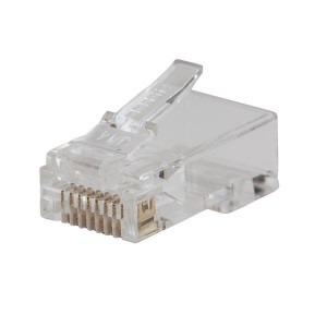 VDV826-728, Модульные соединители / соединители Ethernet Pass-Thru Modular Data Plugs, RJ45-CAT5E, 10-Pack