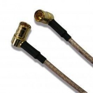 145104-08-06.00, Соединения РЧ-кабелей SMB R/A Plug to R/A Plug RG178 6in