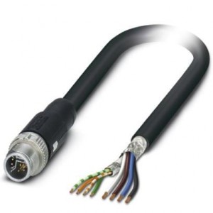 1407490, Кабели Ethernet / Сетевые кабели 10 meter CAT5e M12 Y-Code Male-Open End