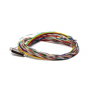 MWDM2L-37S-4K5-18B, Соединители D-Sub Micro-D MICRO D PREWIRED CON 37CNT SKT #24AWG