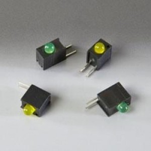 H131CGDL-160, Светодиодные индикаторы для печатного монтажа RA Grn 565nm 3MM Single