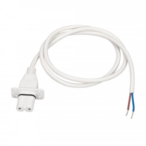 Коннектор ARL-TAIL-1000-CON-F-2pin (WH) 030992, Коннектор питания для светильников LARGO. Длина кабеля 1000 мм. При использовании с треками и аксессуарами другой серии возможно отличие по цвету. Подходит только для двухфазной версии светильника. Напряжение питания 230 В.