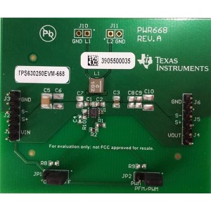 TPS630250EVM-668, Средства разработки интегральных схем (ИС) управления питанием Buck Boost Regulator EVM