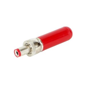 763K, Соединители питания для постоянного тока 2.1mm Locking Plug Red Tip Red Handle