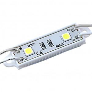 PGM5050-2 WHITE, Модуль светодиодный 2 LED 5050 12V на проводе