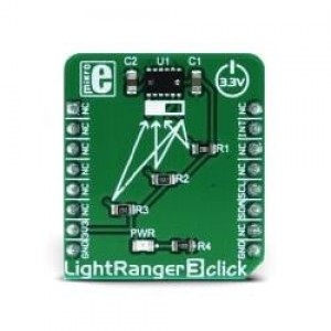 MIKROE-3103, Multiple Function Sensor Development Tools LightRanger 3 click