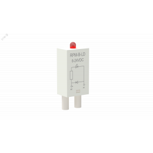 Модуль защиты для реле диод+светодиод 6-24В DC RPM-B-LD-DC6-24V