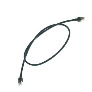 09459711123, Кабели Ethernet / Сетевые кабели CAT5 IP20 PATCH CABL BLACK SHEATH 2.0m