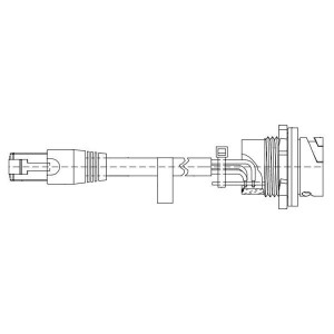 84700-0005, Кабели Ethernet / Сетевые кабели RJ-45 FEM BLUKHEAD BLUKHEAD MALE PLUG