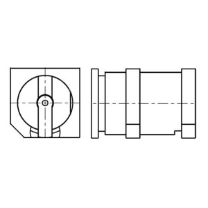 29K10H-40ML5, РЧ соединители / Коаксиальные соединители Straight Jack PCB