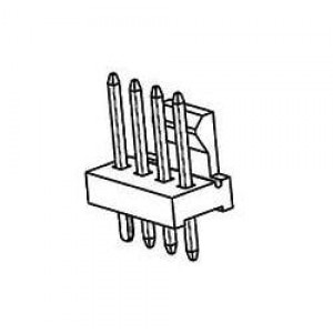 47053-3000, Проводные клеммы и зажимы 4 PIN HEADER WITH FR R WITH FRICTION LOCK