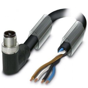 1089958, Кабели для датчиков / Кабели для приводов 4POS Power Cable 1m Plug M12