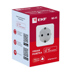 Умная розетка Сonnect Wi-Fi белая RCS-1-WF