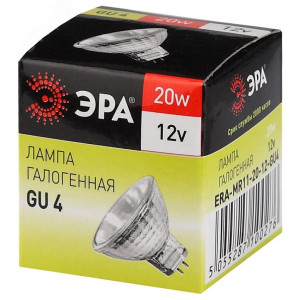 Лампа галогенная GU4-MR11-20W-12V-30Cl ЭРА C0027361