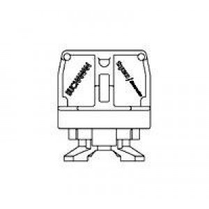 1546164-1, Клеммные колодки для DIN-рейки END SECTION DOVE