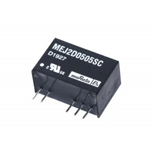 MEJ2D0505SC, Преобразователи постоянного тока в постоянный с изоляцией 2W 5-5V SIP DUAL OUTPUT