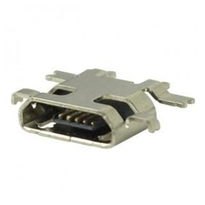 UJ2-MIBH-4-MSMT-TR, USB-коннекторы USB 2.0 micro B jack 5 pin HZ mid-mnt SMT