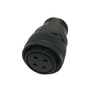 JL04V-6A32-17SE-EB-RK, Стандартный цилиндрический соединитель Rcpt 4P PNL MNT Pin