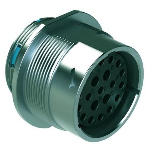 AHDM04-24-21SR, Стандартный цилиндрический соединитель SZ 24 RCPT 21 POS SOCKET RED ARGMNT