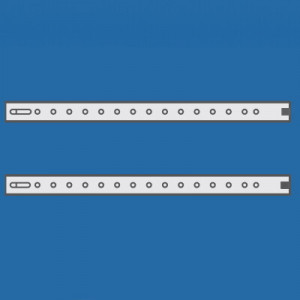 Направляющие, для горизонтальных разделителей, Г=445мм, 1 упак - 2шт. R5SOE445