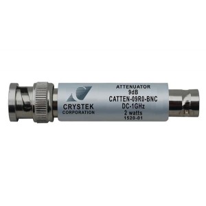 CATTEN-09R0-BNC, Аттенюаторы - межкомпонентные соединения DC-1GHz Atten. 9dB BNC 50 Ohm 2 watts