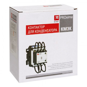 Контактор для конденсатора КМЭК 40квар 230В 2NО+1NC PROxima ctrk-s-95-40-230