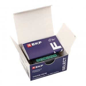 Умное реле в подрозетник 2-канальное с нейтралью Zigbee EKF Connect Select ssh-2g-zb