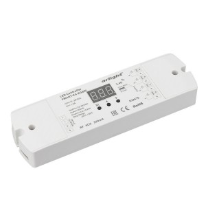 Контроллер тока SMART-K4-RGBW (12-36V, 4x350mA, 2.4G) (Arlight, IP20 Пластик, 5 лет)