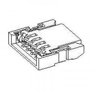 501461-0491, Соединители FFC и FPC 0.5 FPC R/A B/F 4Ckt EmbsTp Pkg