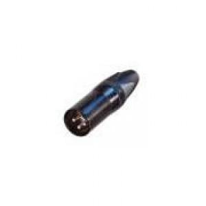 NC3MXX-HA-BAG, Разъемы XLR 3PIN MALE CABLE END CRIMP-BLK/SILVER