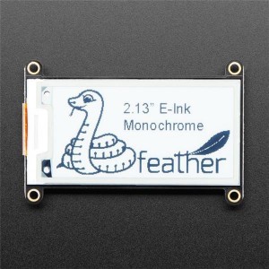 4195, Электронно-бумажные дисплеи (E-Paper) Adafruit 2.13 Monochrome eInk / ePaper Display FeatherWing - 250x122 Monochrome