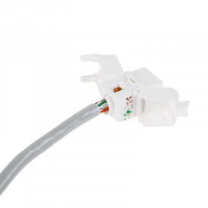 Модуль Keystone Jack RJ-45(8P8C) UTP, CAT 6, тип 180 градусов, самозажимной, белы 05-1052