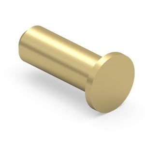 2381-0-00-15-00-00-33-0, Установочные панели для ИС и компонентов NAIL HEAD PIN,0.05in DIA,GOLD