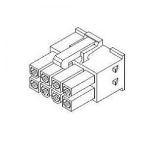 49624-0695, Проводные клеммы и зажимы 4.2mm W/W TPA CONN FEMALE HSG.-6P