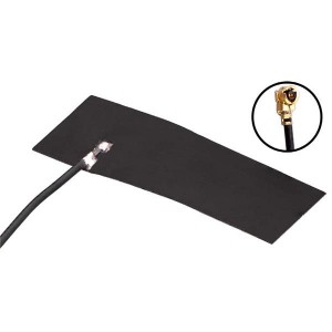 ANT-8/9-FPC-UFL-100, Антенны 868 MHz and 915 MHz RF flexible flat patch adhesive antenna, 100 mm long 1.13 mm coax, U.FL/MHF1 plug, LPWA, ISM, remote control applications.