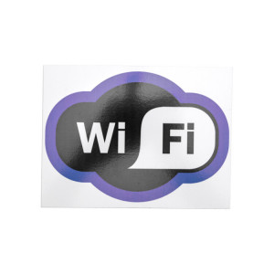 56-0017-2 Табличка ПВХ «Зона Wi-Fi» 200х150 мм REXANT(кр.1шт)