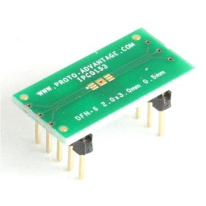 IPC0153, Панели и адаптеры DFN-6 to DIP-10 SMT Adapter