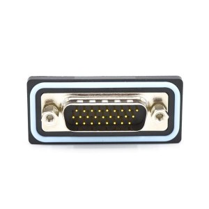 HDF-V26-113L011, Соединители с высокой плотностью контактов D-Sub 26 pin vert solder M flash 4-40 int thrd