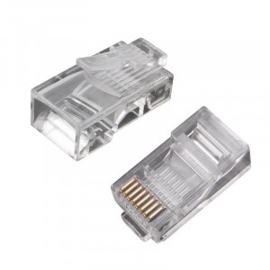 Разъем RJ45 8P8C кат.5E UTP (уп.100шт) 05-1021-3