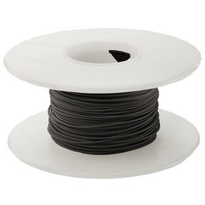 KSW30BLK-0100, Монтажный провод 30AWG LOW STRP FORCE 100' SPOOL BLACK