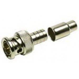 27-9209, РЧ соединители / Коаксиальные соединители BNC STRT CRIMP PLUG 2-PIECE RG6 TEF