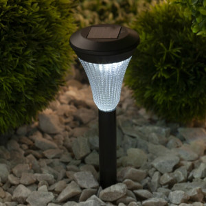 SL-PL31 Садовый светильник на солнечной батарее, пластик, черный, 31 см (48/864) Б0007507