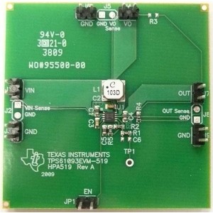 TPS61093EVM-519, Средства разработки интегральных схем (ИС) управления питанием TPS61093EVM-519 Eval