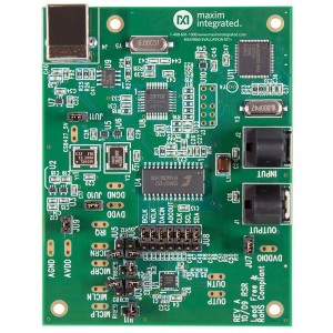 MAX9860EVKIT+, Средства разработки интегральных схем (ИС) аудиоконтроллеров  MAX9860 Eval Kit