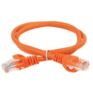 Коммутационный шнур кат. 6 UTP PVC 2м оранжевый PC07-C6U-2M