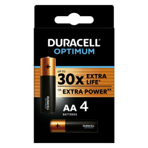 Батарейка Батарейки Duracell 5014061 АА алкалиновые 1,5v 4 шт. LR6-4BL Optimum Б0056020