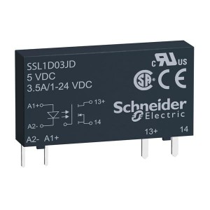 SSL1D03BD, Твердотельные реле - Печатного монтажа 3.5A 1-24VDC 15-30VDC SSR SLIM 1