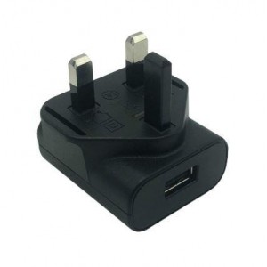 AQ03K-050A-R, Адаптеры переменного тока настенного монтажа 2.75W 5V .55A UK Plug USB A